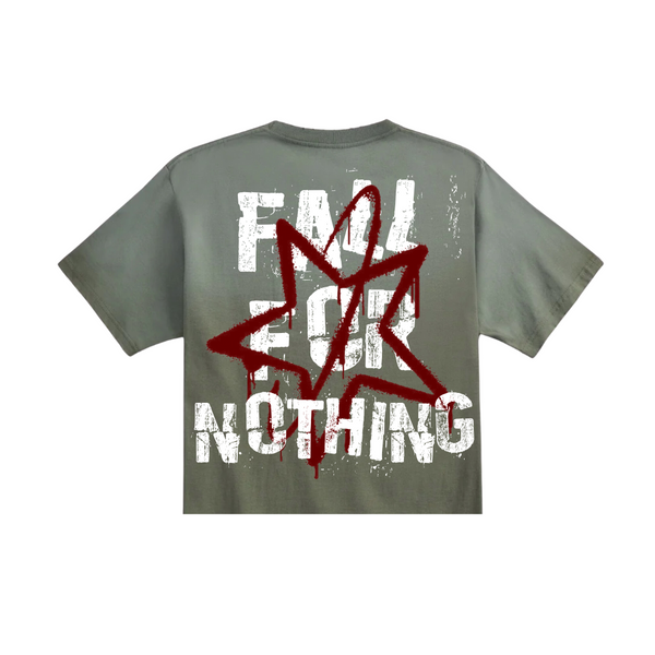 Fall Jade Distressed Box Tee