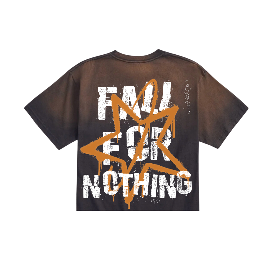 Fall Rust Distressed Box Tee