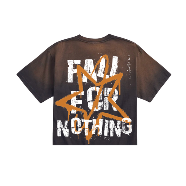 Fall Rust Distressed Box Tee
