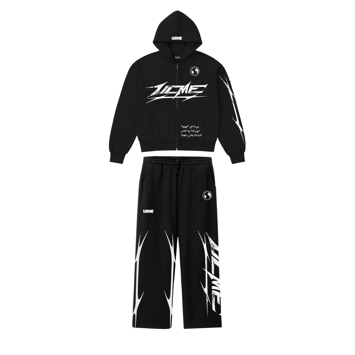 UCME Zip Up Hoodie Set