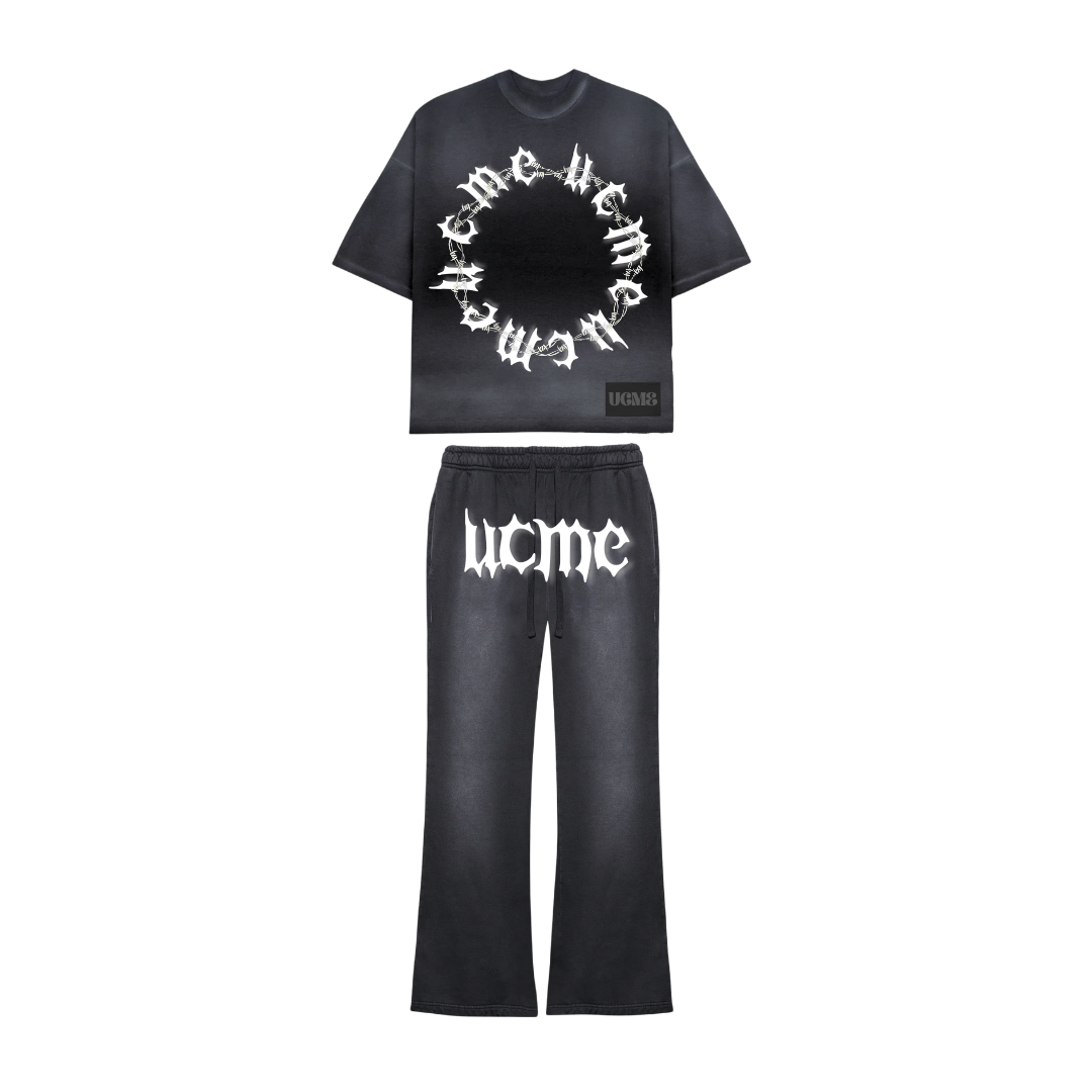 Potassium Dyed Tee Flared Set