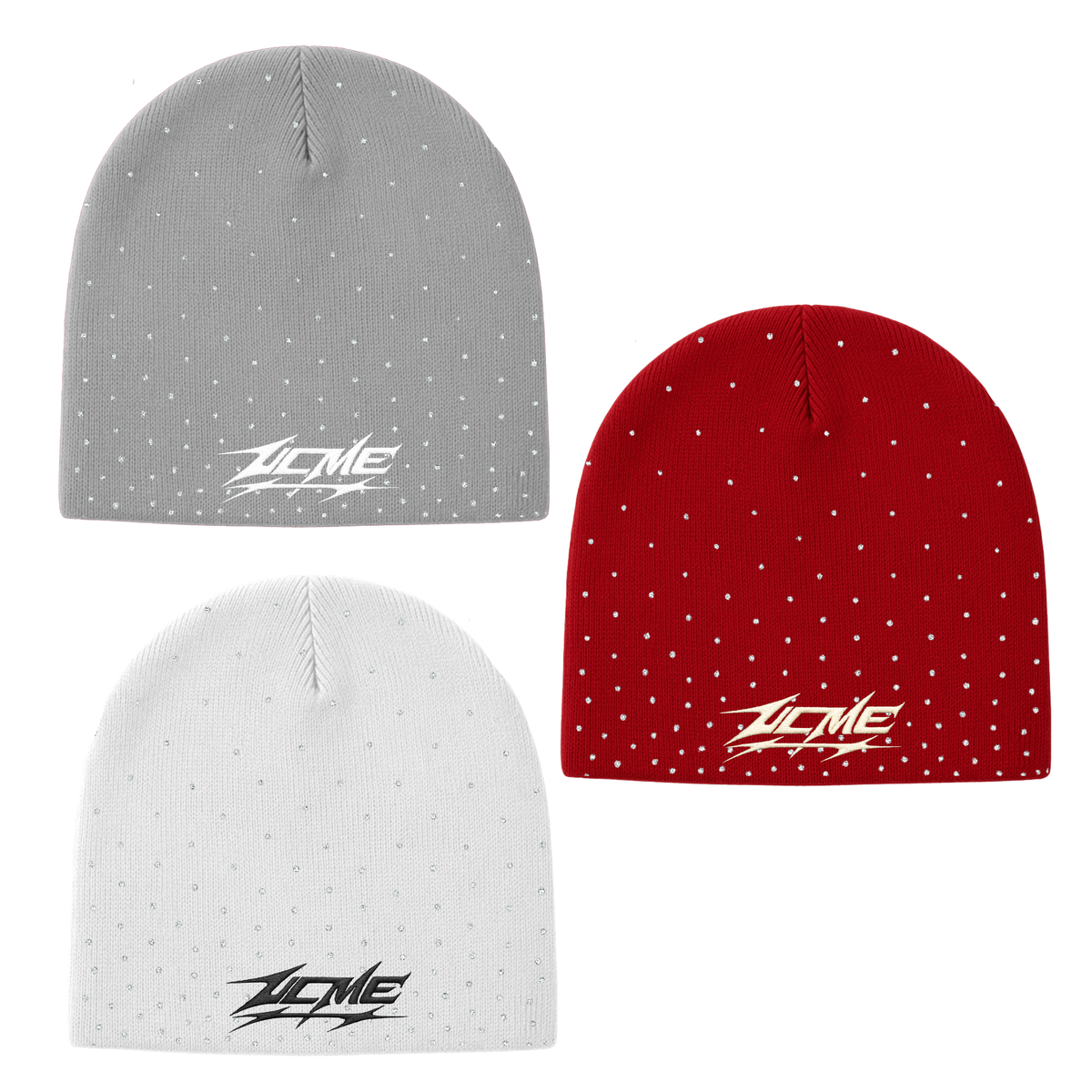 UCME Star Studded Beanie BUNDLE